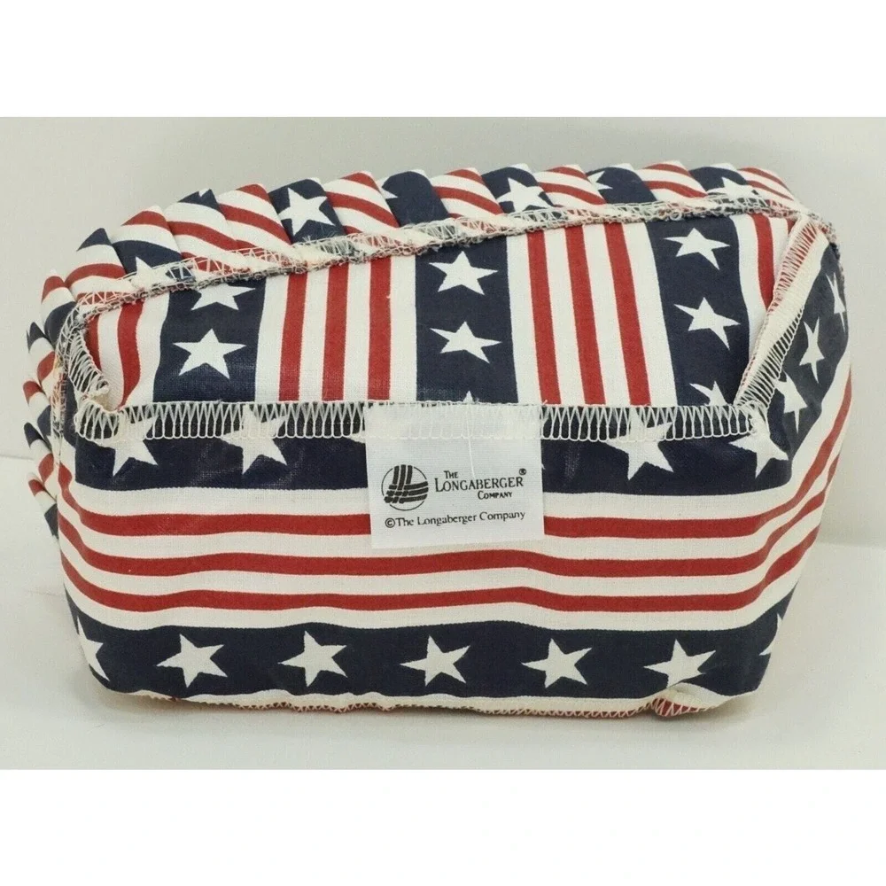 Longaberger Patriotic 1996 All-American Summertime‎ Basket Liner 2 Protectors